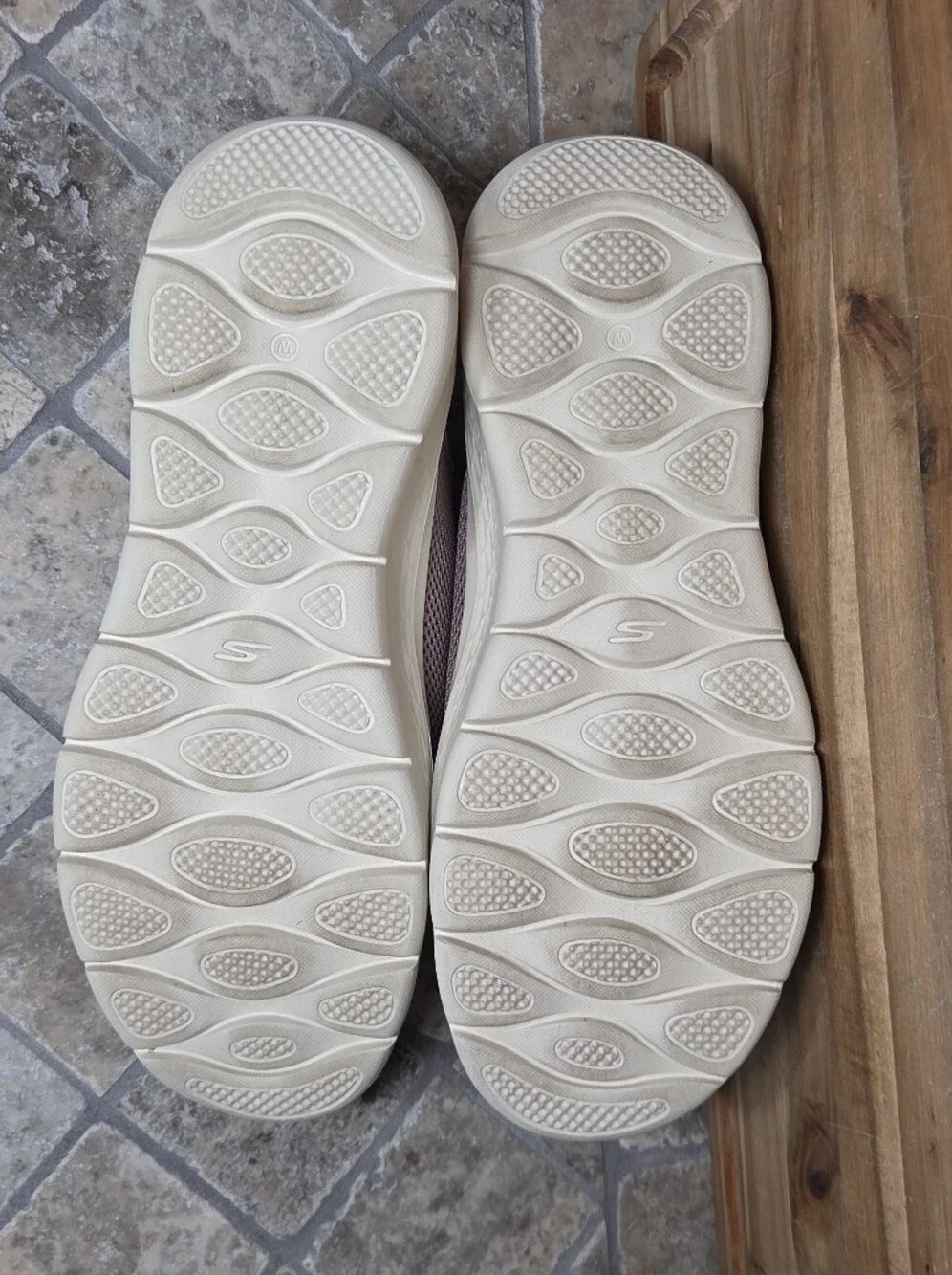 Womans Skechers Slip Ins Go Walk Flex Grand Entry Shoes Sneakers Size 9.5W Taupe